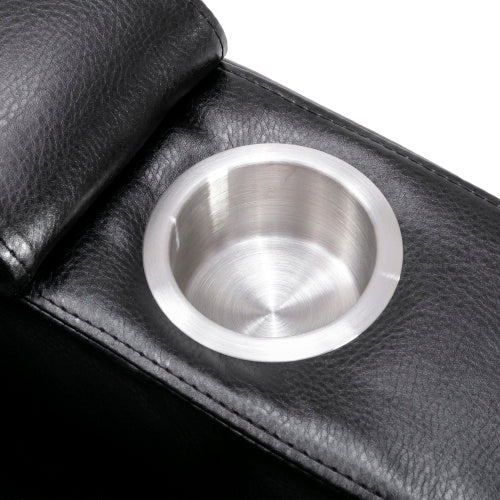 Electric Recliner Chair With USB Charge Port, 360 Swivel Tray Table, Hand In-Arm Storage, Cup Holders, Ambient Lighting - Ambient Lighting Gaming Recliner Chair Home Theat