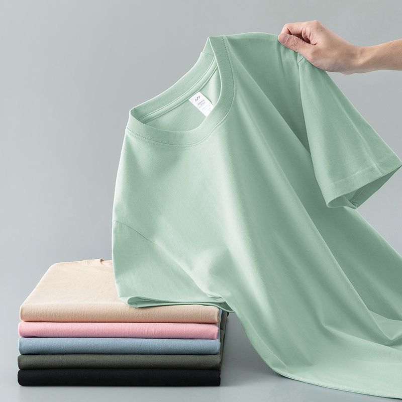 T-shirt pur coton manches courtes