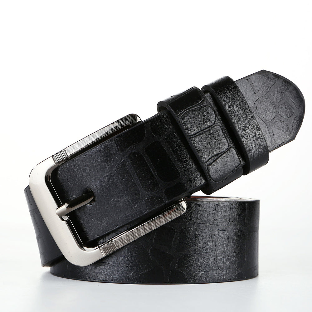 Men's needle buckle student belts