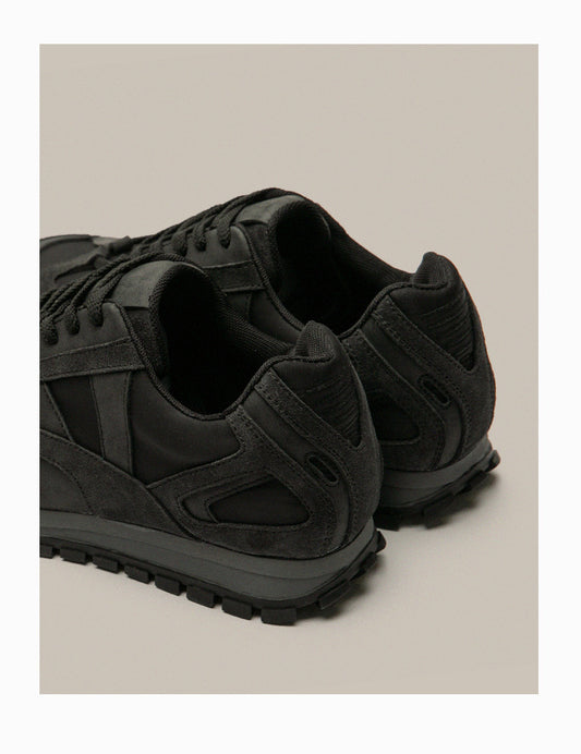 Retro Mesh Splicing Breathable Forrest Shoes