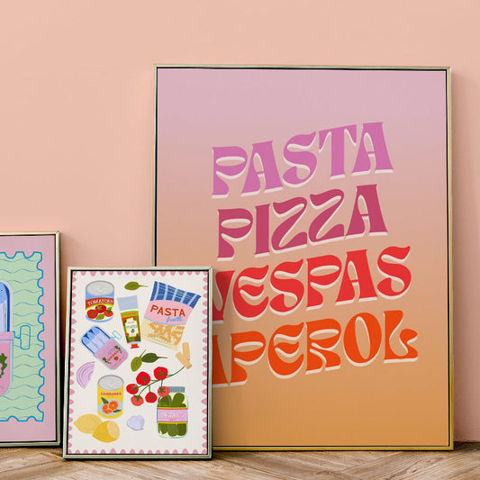 VESPA'S & APEROL PRINT