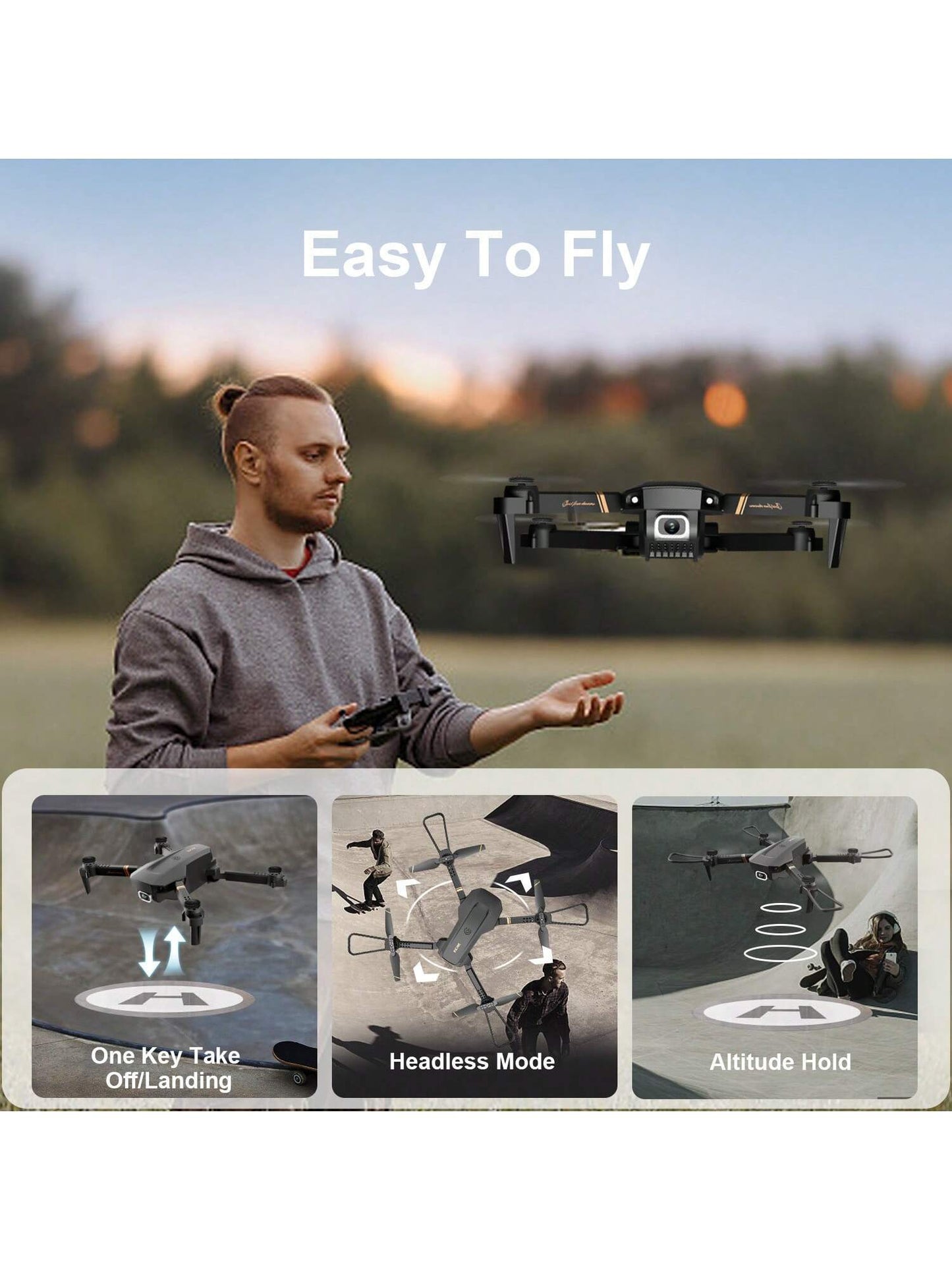 UK 4DRC V4 Foldable Mini Drone