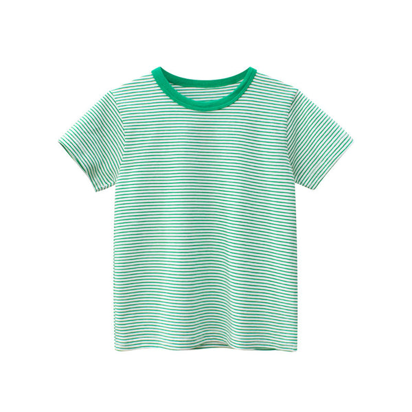Striped Cotton Baby Shirt - Base Layer Top