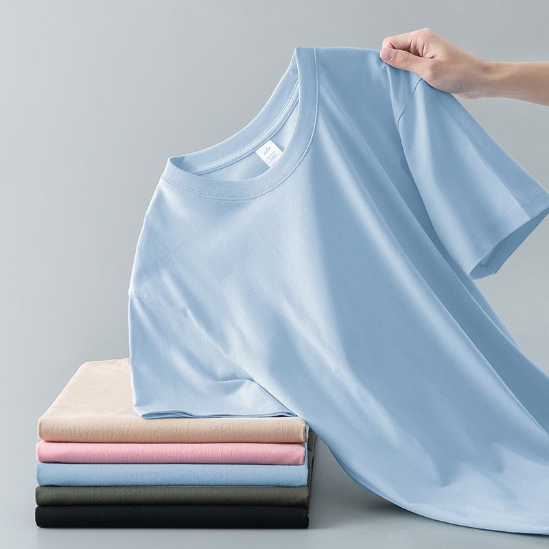 T-shirt pur coton manches courtes