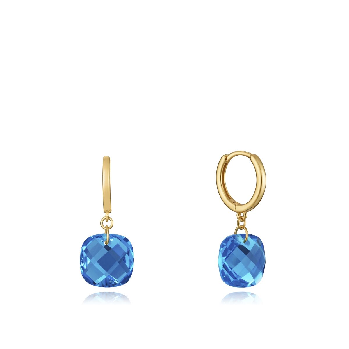 Ladies' Earrings Viceroy 13102E100-53 Sterling silver 925 Golden Blue