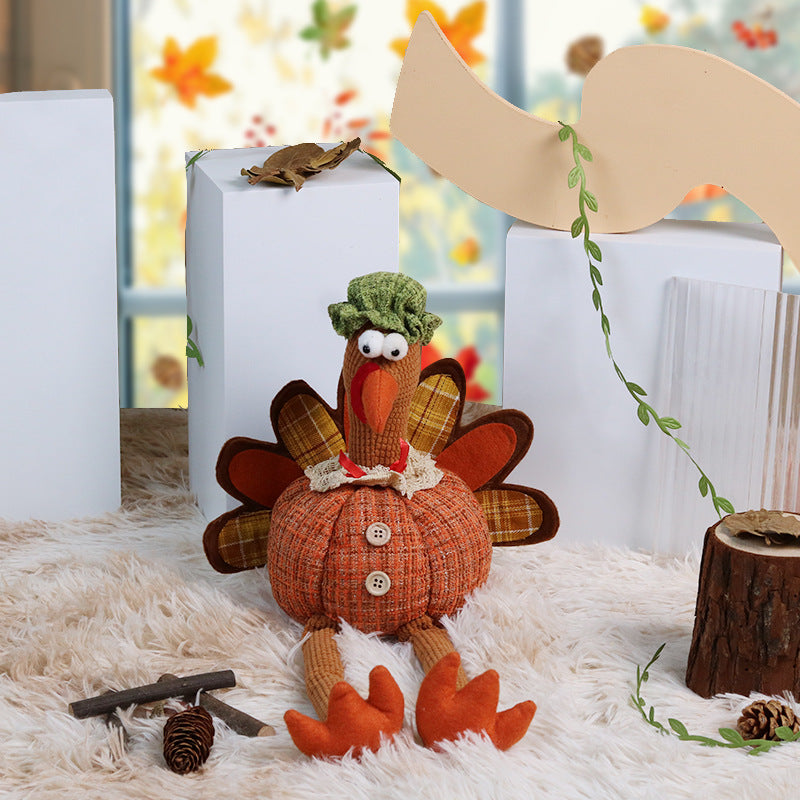 Decoration Creative Hanging Leg Turkey Plush