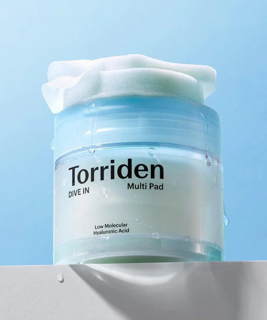 TORRIDEN DIVE-IN Vegan Hyaluronic Acid Toner Pads 80pcs