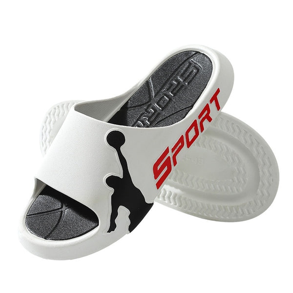 Men's Thick-soled Basketball Fashion Slippers