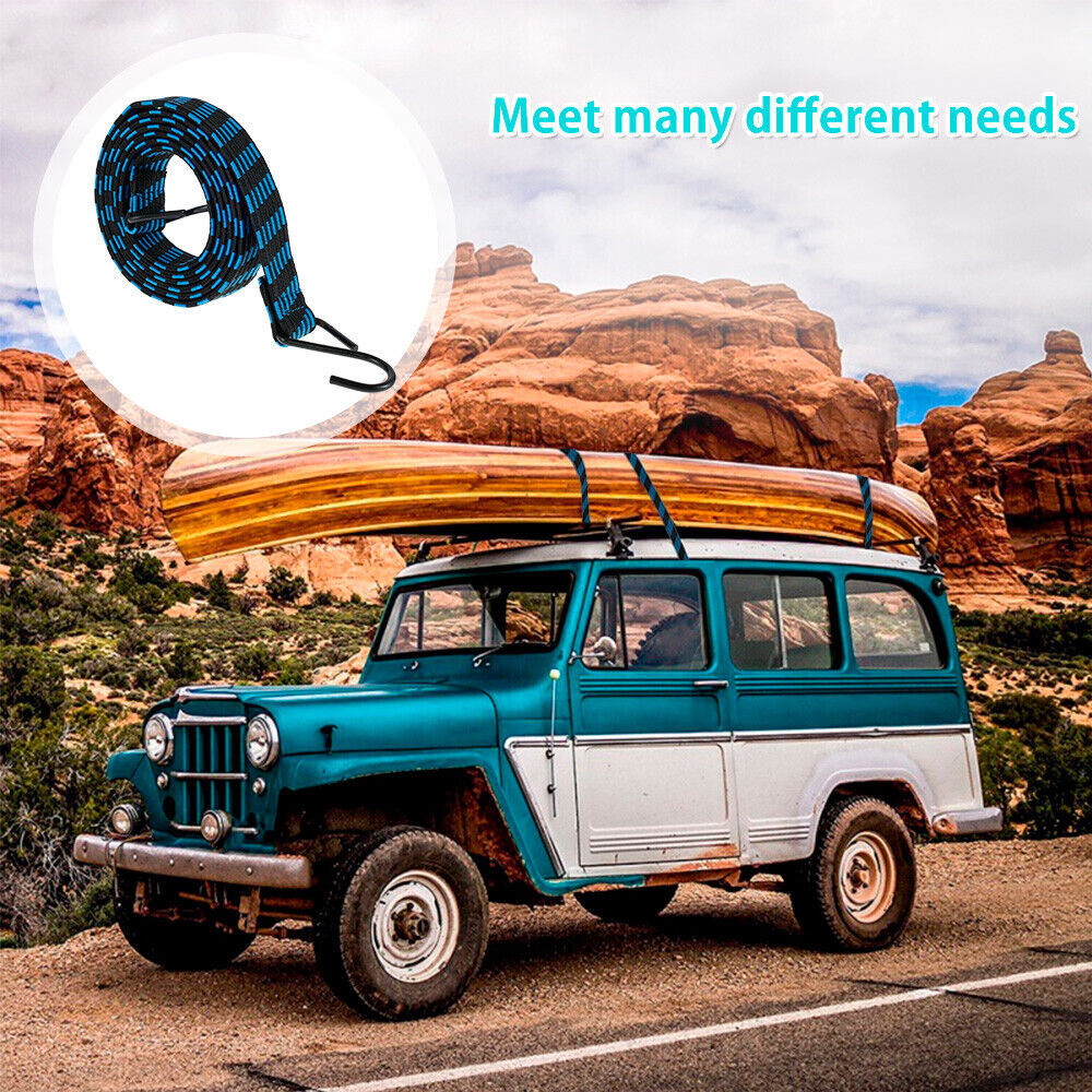 5XHeavy Duty Elastic Luggage Bungee Rope