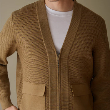 High-grade V-neck Knitted Sweater Cardigan Coat
