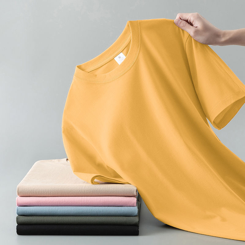 T-shirt pur coton manches courtes