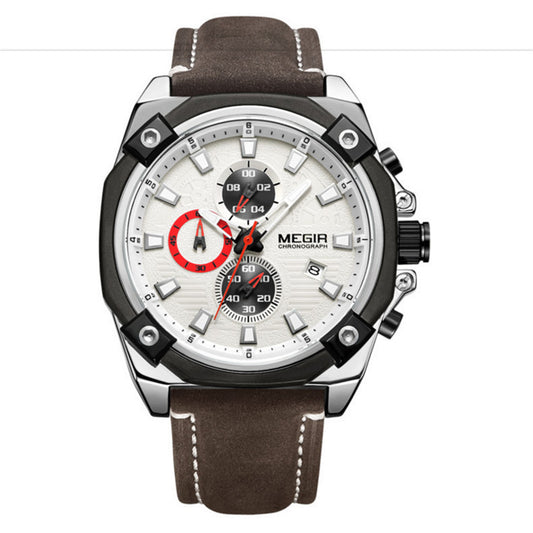 MEGIR Multifunctional Chronograph Watch