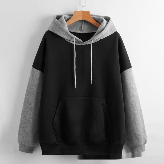 Women's Loose Patchwork Hoodies