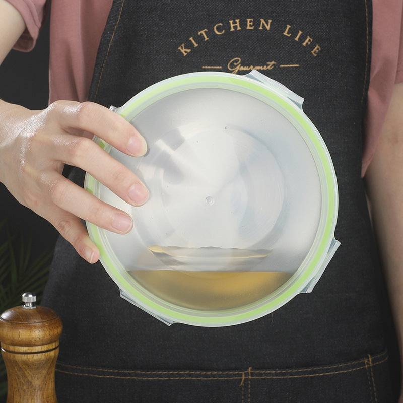 Boîte de conservation alimentaire scellée en acier inoxydable