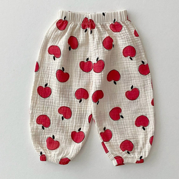 Kids Anti-Mosquito Trousers - Printed Cotton Pants