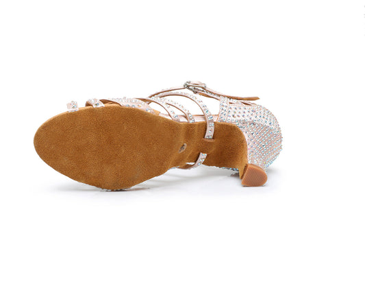 Chaussures de danse latine Diamond pour femmes, chaussures de danse à semelle souple