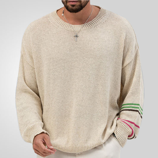 Mens Pullover Long Sleeve Sweater