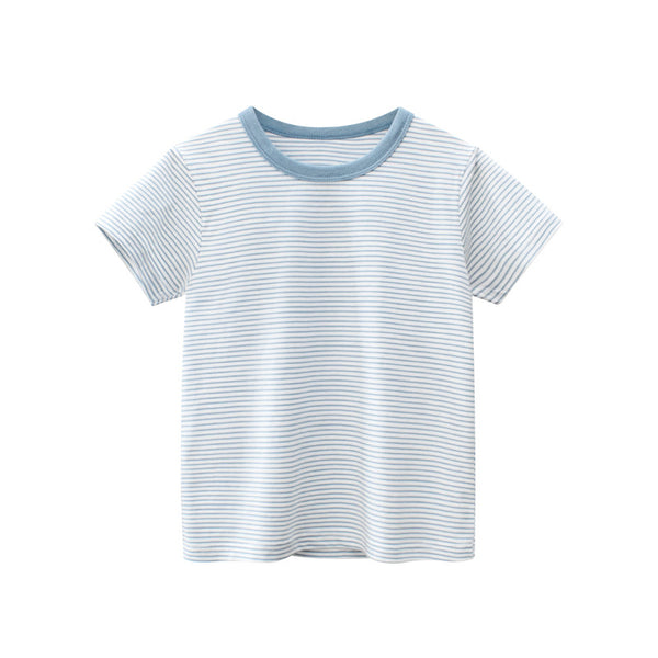 Striped Cotton Baby Shirt - Base Layer Top