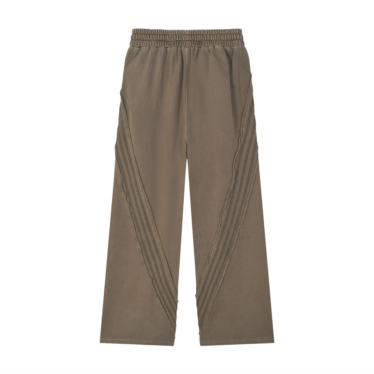 Snow Washed Tape Raw Edge Sweatpants