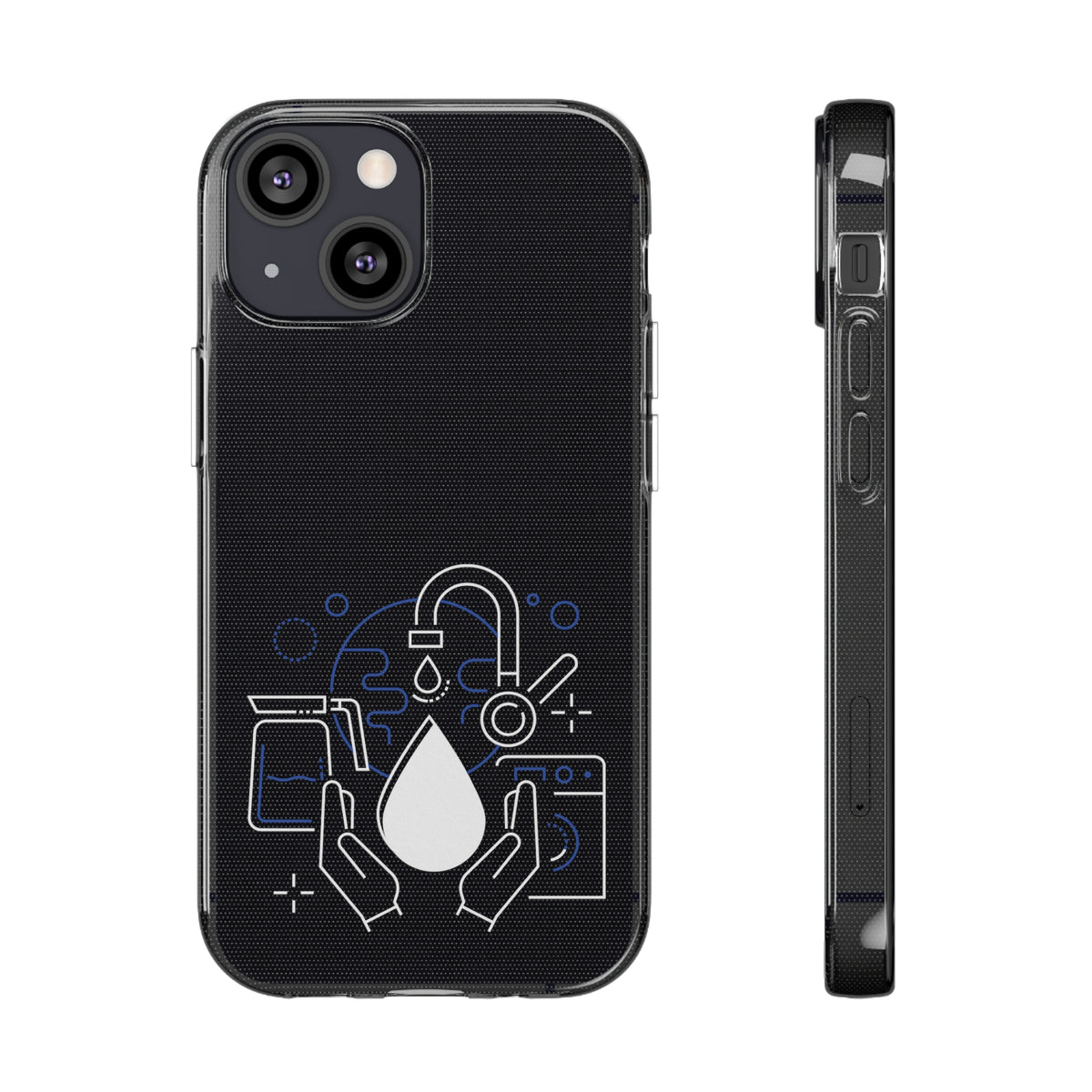 Coques de protection transparentes en silicone pour téléphones portables