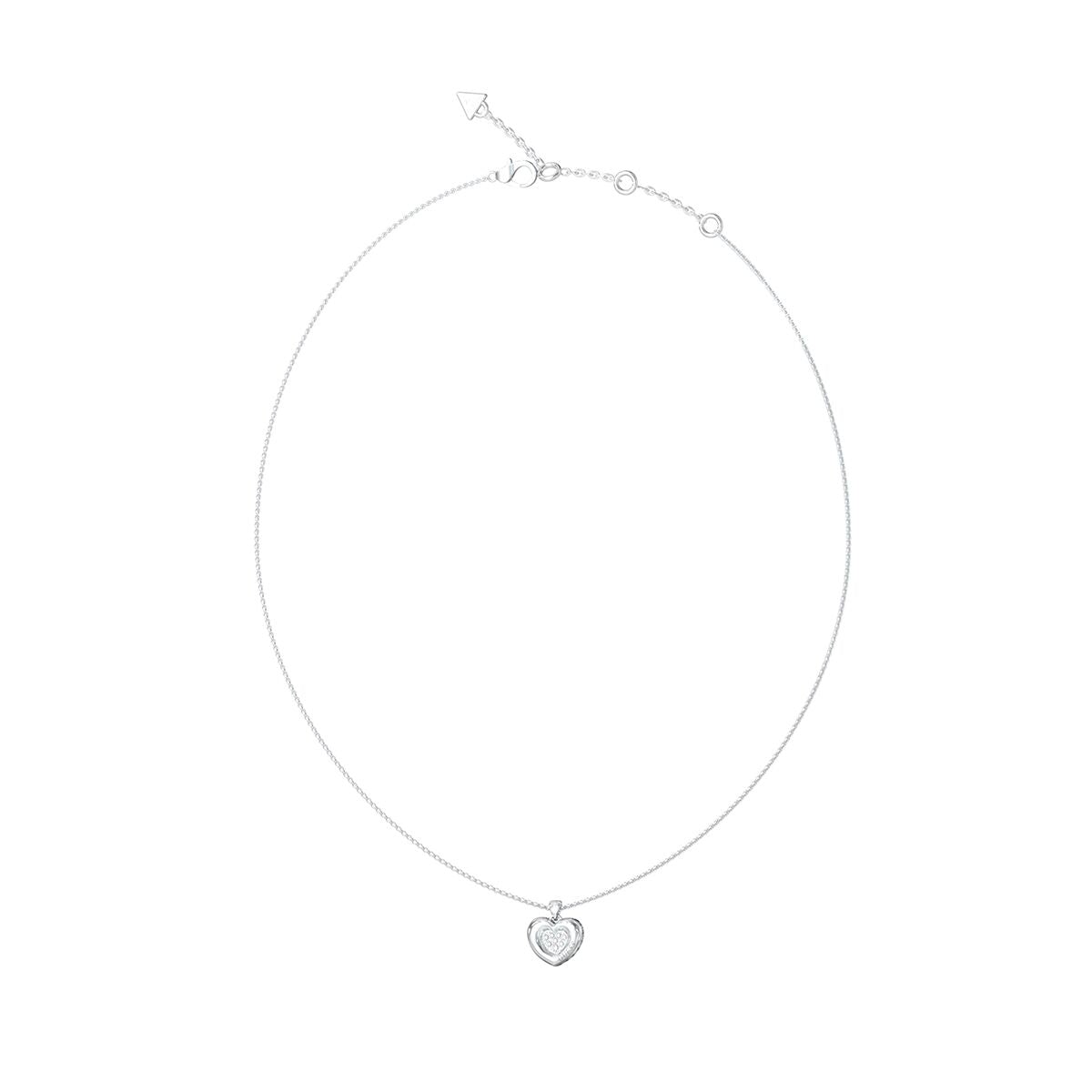 Ladies' Necklace Guess JUBN05463JWRHT-U Silver