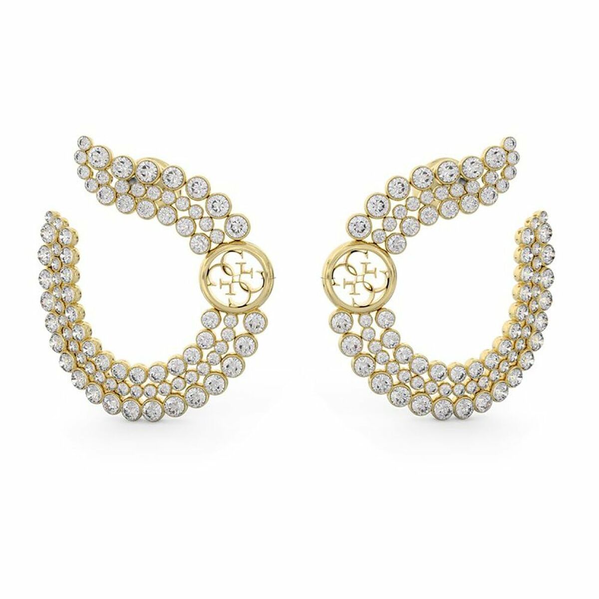 Ladies' Earrings Guess JUBE03368JWYGT-U 1 cm