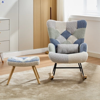 Relaxing Recliner Chair With Solid Wood Legs