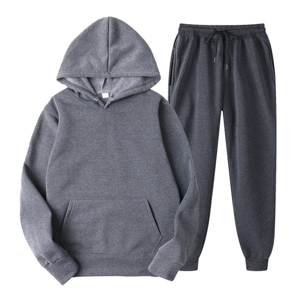 Men's Hooded Tracksuit Set - Hoodie & Sweatpants