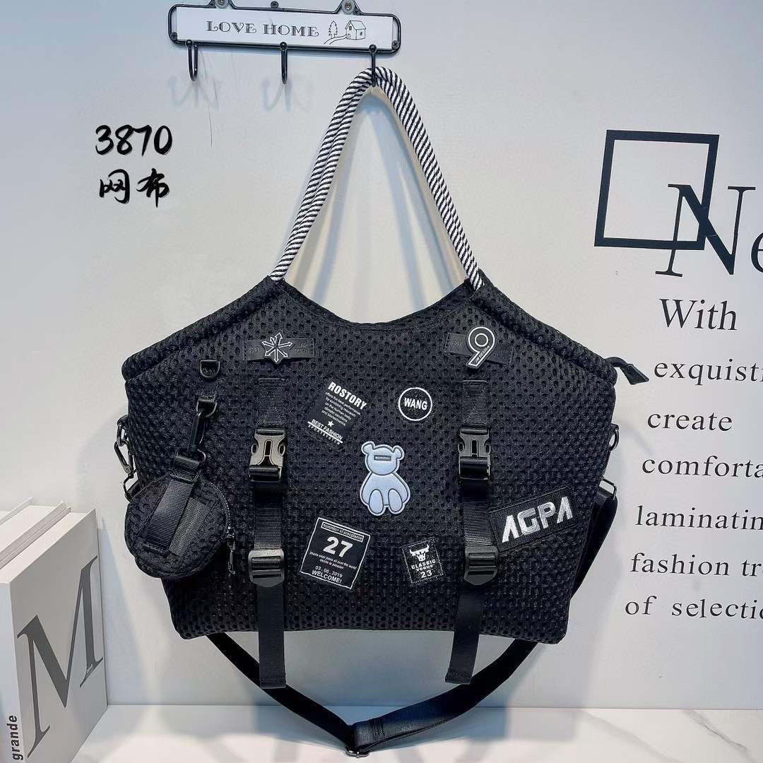 Waterproof Nylon Mesh Urban Crossbody Shoulder Bag - Stuffs & Savers