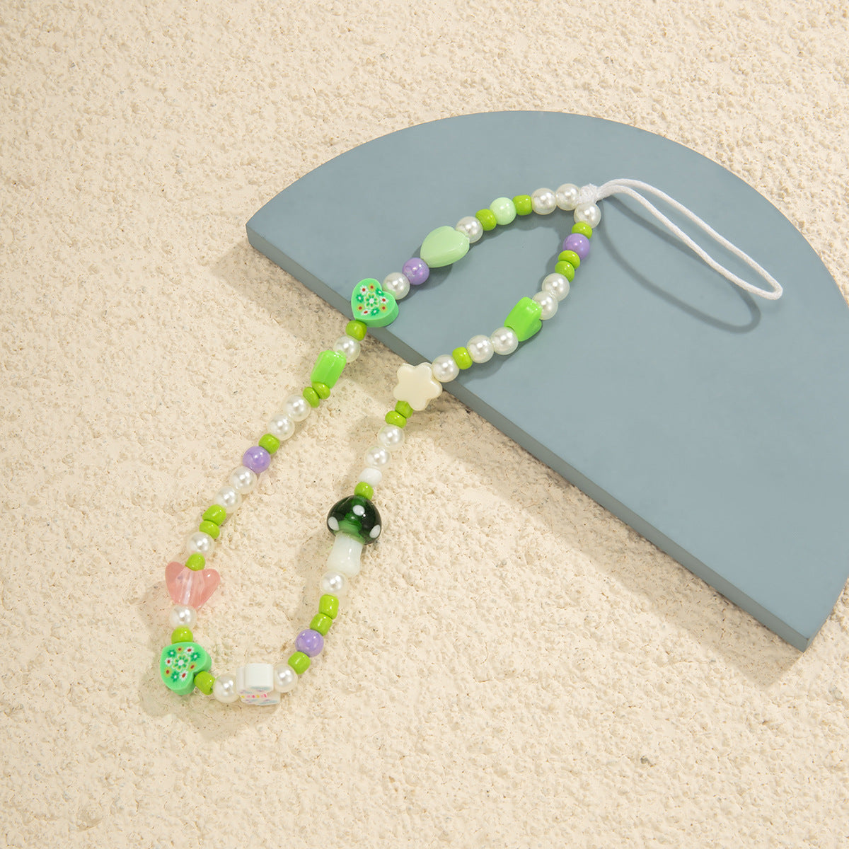 ethnic style bead mushroom hanging decoration