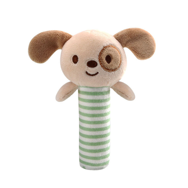Baby Plush Animal Rattle - Soft Comfort Toy