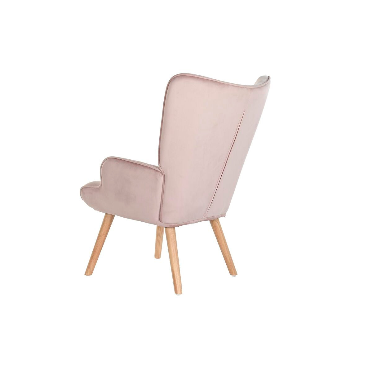 Armchair DKD Home Decor Pink Polyester Wood 67 x 69 x 96 cm 75 x 69 x 96 cm