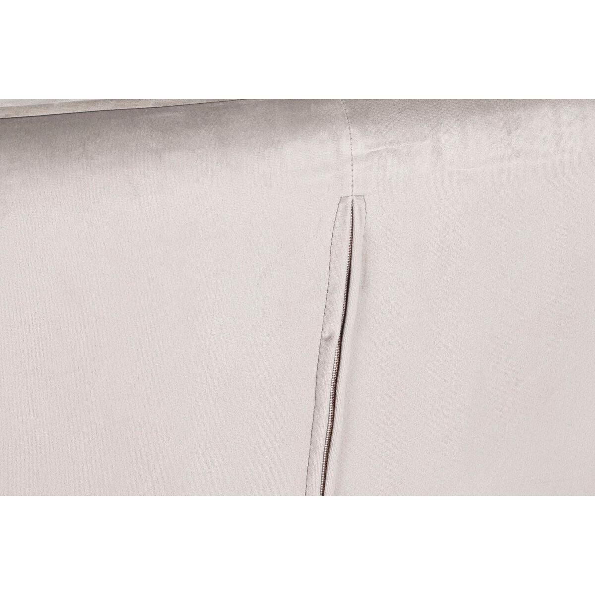 Armchair Home ESPRIT Grey Cream Golden Silver Polyester Metal 74 x 74 x 90 cm 74 x 67 x 90 cm