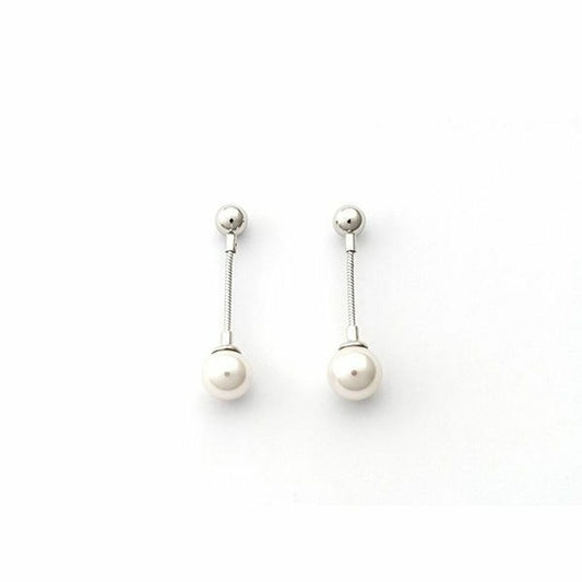 Ladies' Earrings Majorica 16405.01.2.000.010.1 Silver