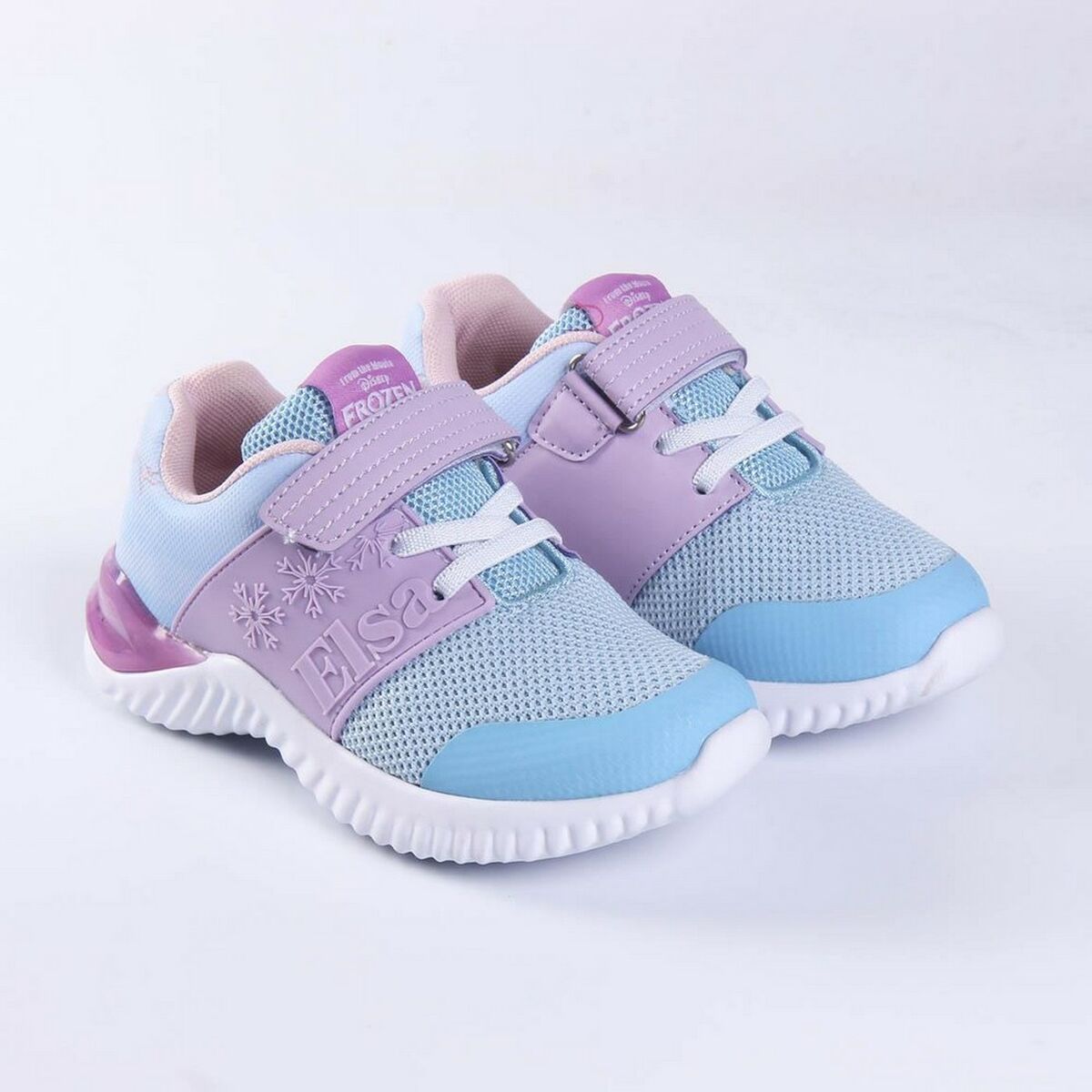 Baskets LED La Reine des Neiges Elsa Bleu
