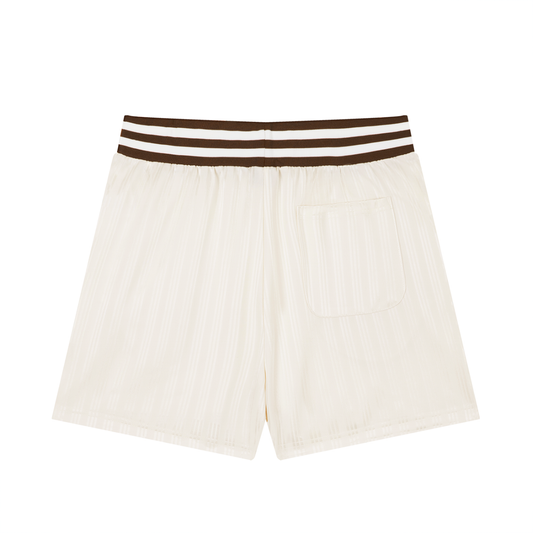Waran Unisex Striped Drawstring Shorts