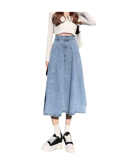 Denim Skirt Women's Mid-length Autumn