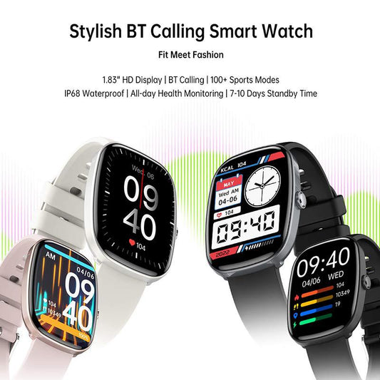 S5 Smartwatch - IP68 Waterproof with Bluetooth Calling