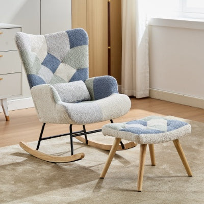 Relaxing Recliner Chair With Solid Wood Legs