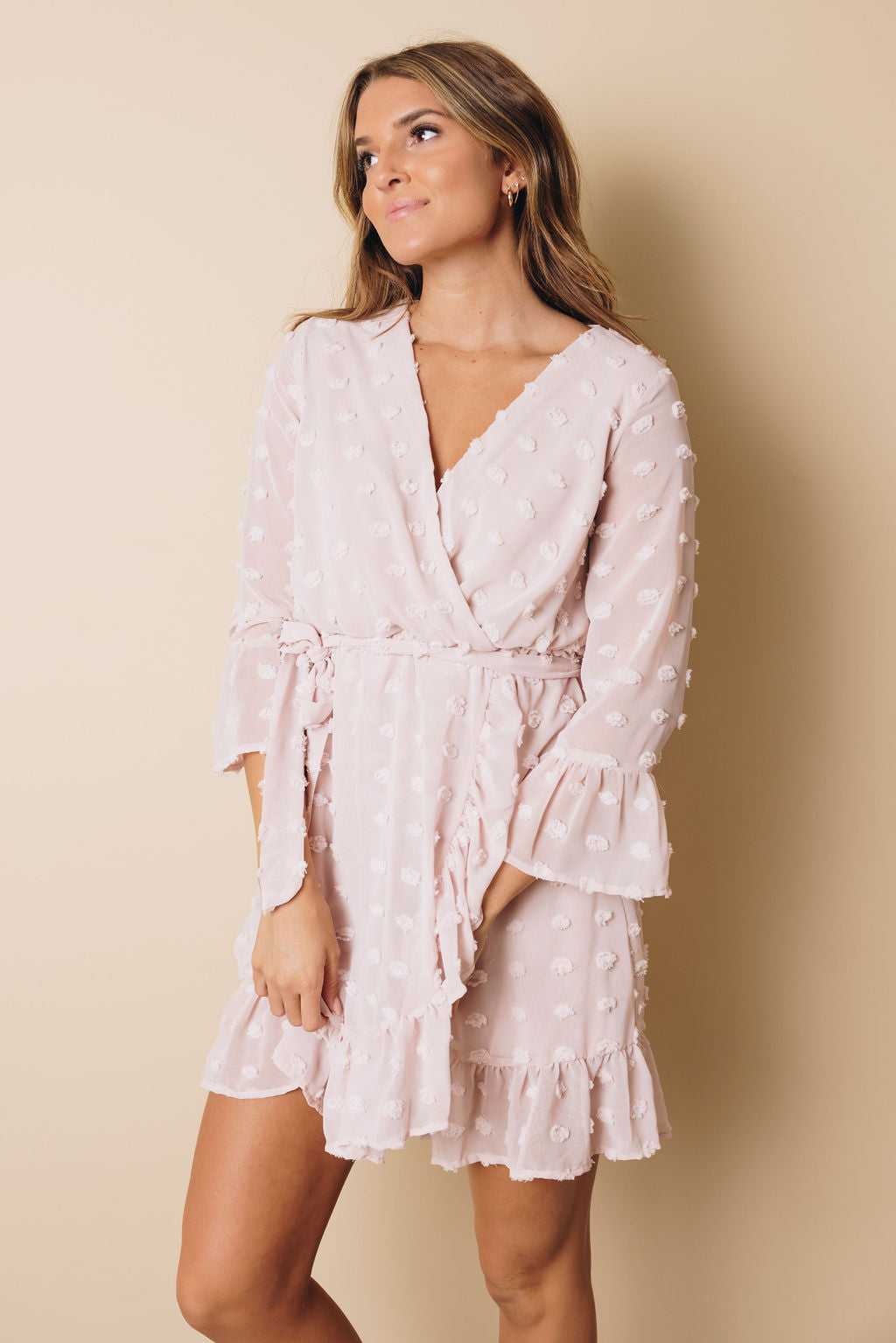 Robe Kinsey à pois suisses