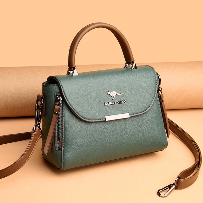 Women's PU Leather Crossbody Tote