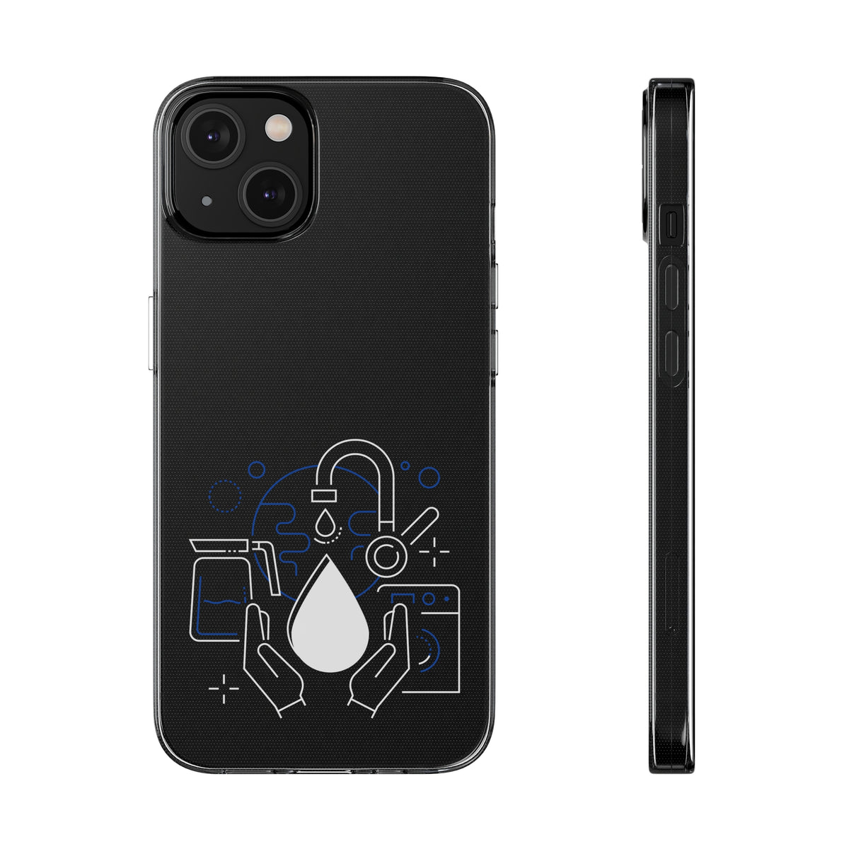 Coques de protection transparentes en silicone pour téléphones portables