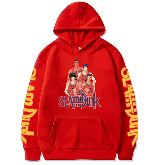 SLAM DUNK Shohoku Hoodie - Sakuragi Hanamichi Basketball Anime Hoodie