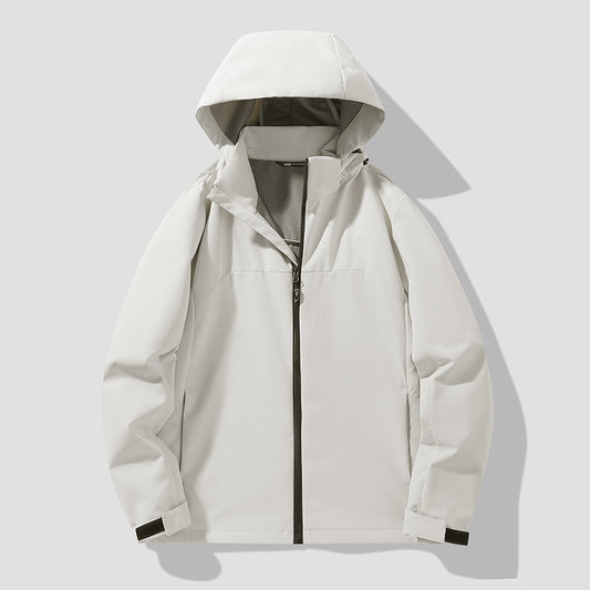 Outdoor Couple's Hardshell Jacket Single-Layer Hiking Coat