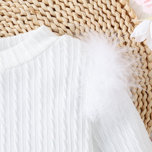 Girls Woolen Fabric Skirt