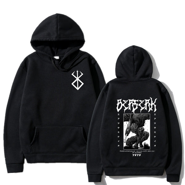 Berserk Anime Hoodie - Loose Hooded Sweatshirt