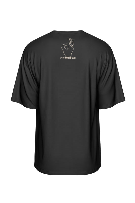 XAPE X AMC Break The Silence Oversized Tee - Black