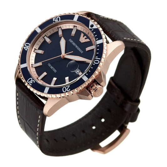 Montre de plongée Emporio Armani AR11556 homme or rose