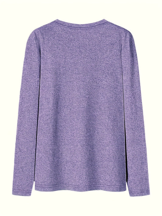 Women's Crew Neck Long Sleeve Top | Merry Christmas
