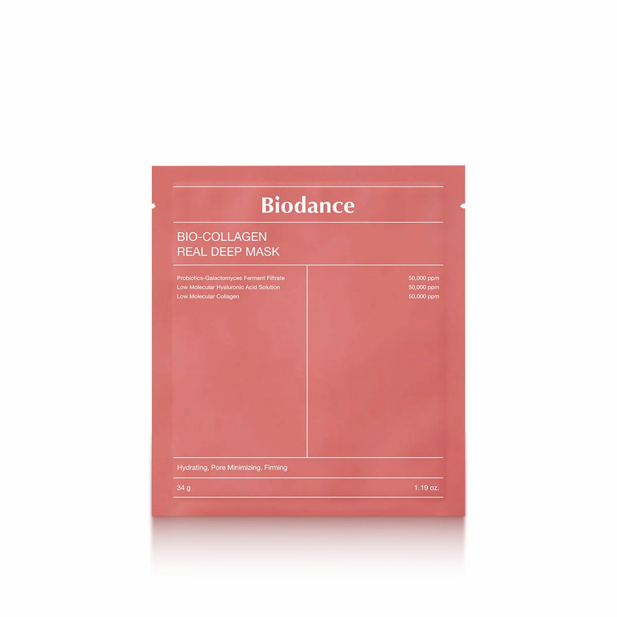 BIODANCE Masque Tissu Réparateur Intense au Collagène 34g